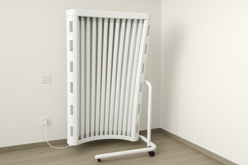 Lampada UVA per solarium corpo, ideale per ottenere un'abbronzatura uniforme e sicura